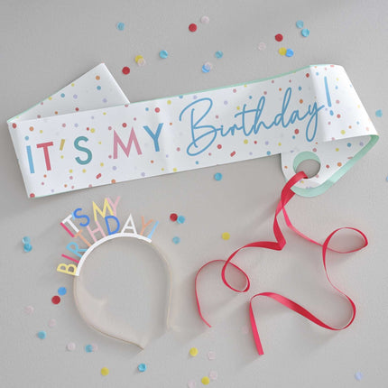 Feestbazaar Birthday Sjerp en Tiara Regenboog