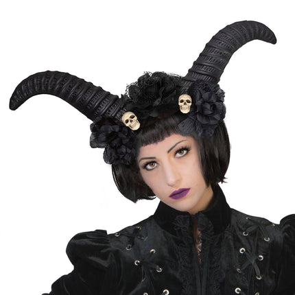 Feestbazaar Black Devil Diadeem