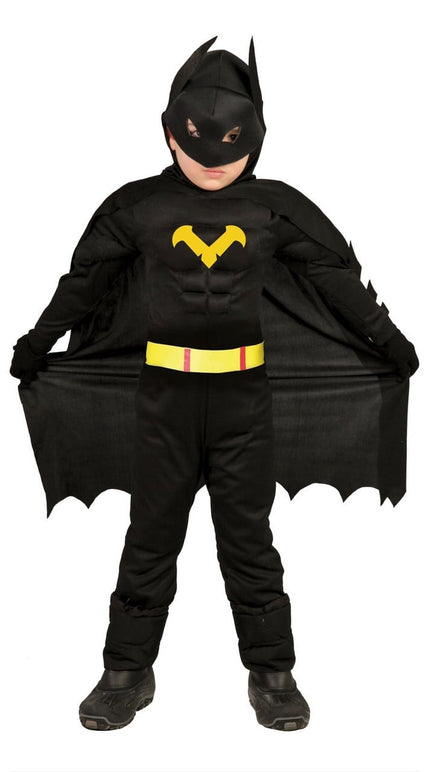 Feestbazaar Black Hero Superheld Pak Kind