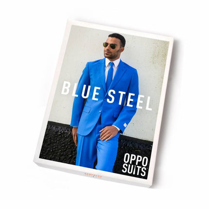 Feestbazaar Blauw kostuum man
