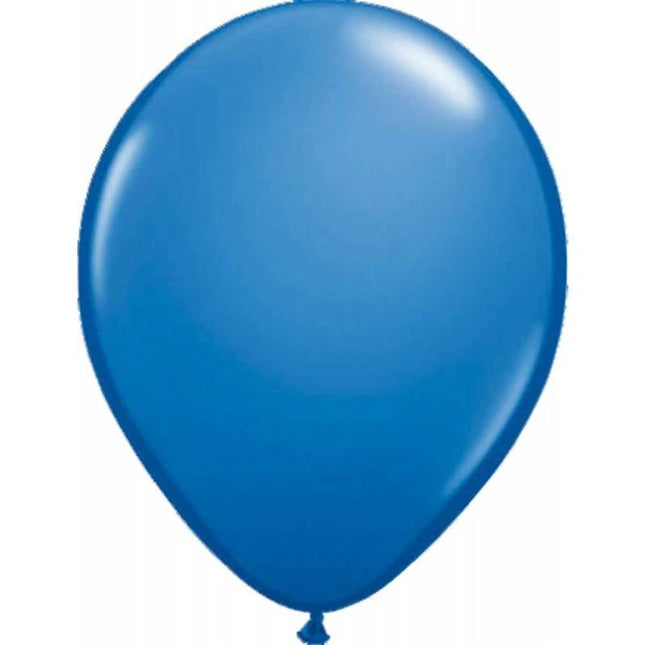 Feestbazaar Blauwe ballonnen donkerblauw 30cm 10 stuks