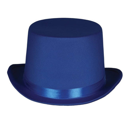 Feestbazaar Blauwe hoge hoed