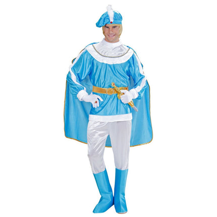 Feestbazaar Blauwe prins kostuum