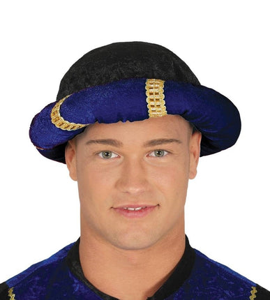 Feestbazaar Blauwe tulband Sultan