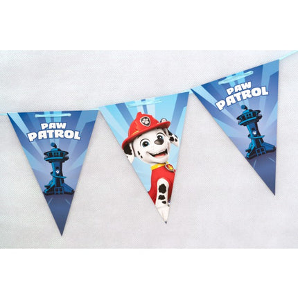 Feestbazaar Blauwe vlaggenlijn Paw Patrol © 190 cm