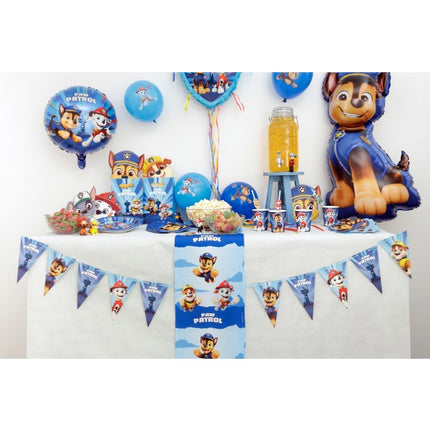 Feestbazaar Blauwe vlaggenlijn Paw Patrol © 190 cm