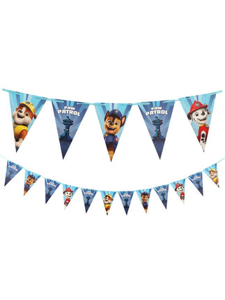 Feestbazaar Blauwe vlaggenlijn Paw Patrol © 190 cm