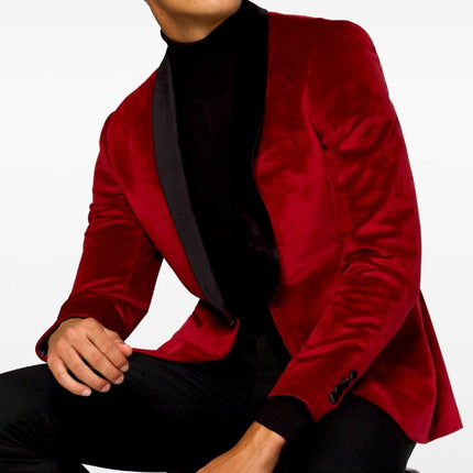 Feestbazaar Blazer Burgundy Deluxe Opposuits