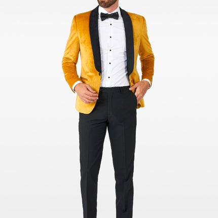 Feestbazaar Blazer Goud Deluxe Opposuits