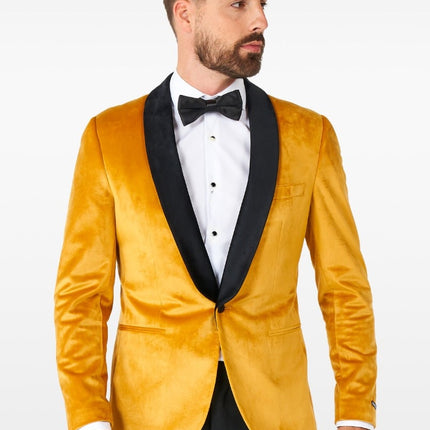 Feestbazaar Blazer Goud Deluxe Opposuits