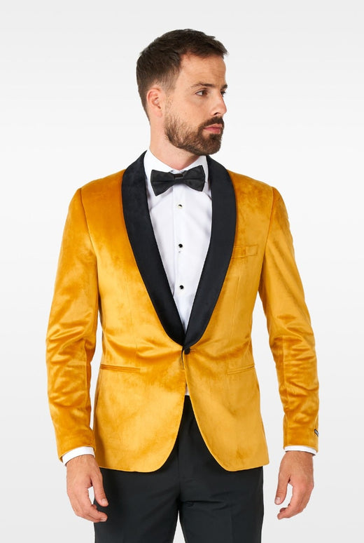 Feestbazaar Blazer Goud Deluxe Opposuits