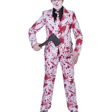 Feestbazaar Bloederige Ben Halloween Pak Heren