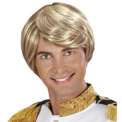 Feestbazaar Blonde herenpruik
