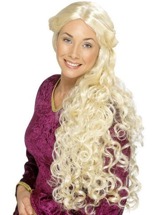 Feestbazaar Blonde Renaissance pruik