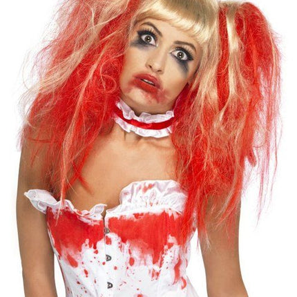Feestbazaar Blood Drip Halloween pruik