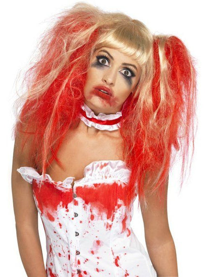 Feestbazaar Blood Drip Halloween pruik