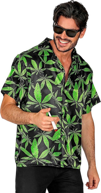Feestbazaar Blouse met Cannabis Print