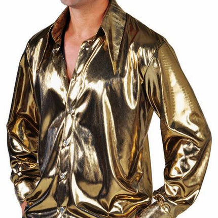 Feestbazaar Blouse metallic goud elite