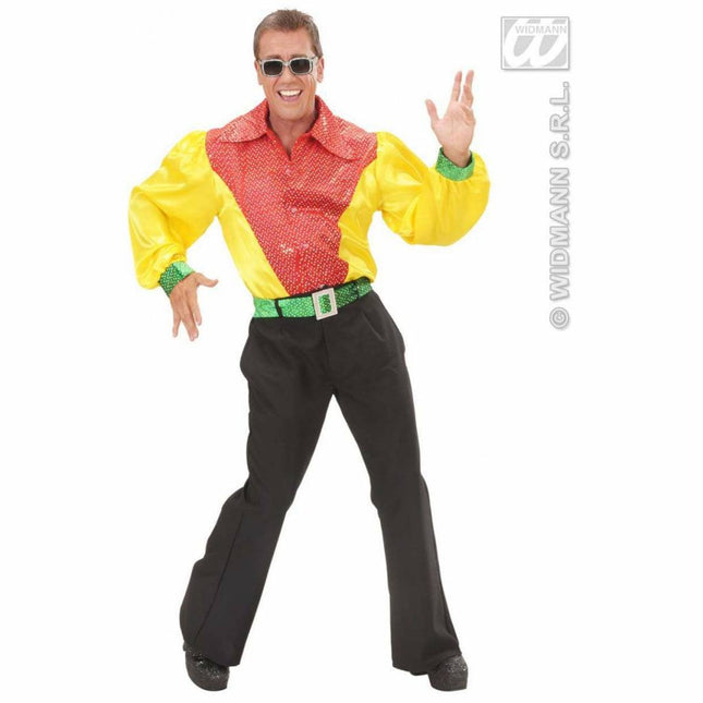 Feestbazaar Blouse Pailletten Samba 3-kleuren man
