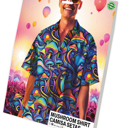 Feestbazaar Blouse Psychedelisch Magic Mushrooms Heren