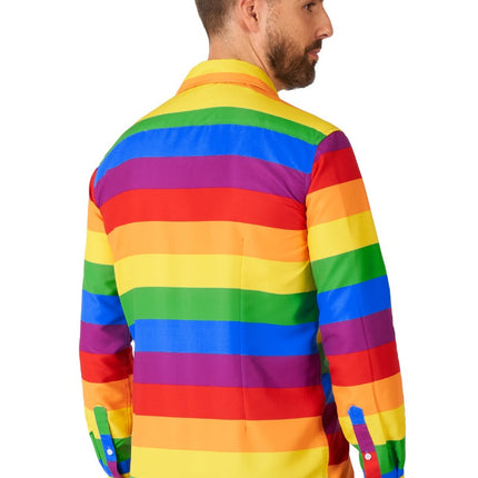 Feestbazaar Blouse Regenboog Heren Suitmeister