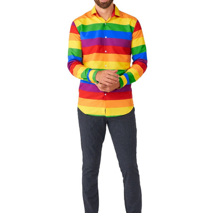 Feestbazaar Blouse Regenboog Heren Suitmeister