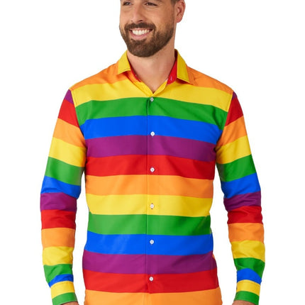 Feestbazaar Blouse Regenboog Heren Suitmeister