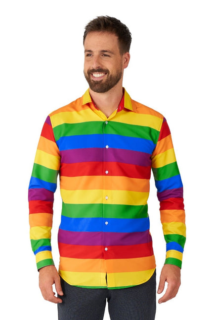 Feestbazaar Blouse Regenboog Heren Suitmeister