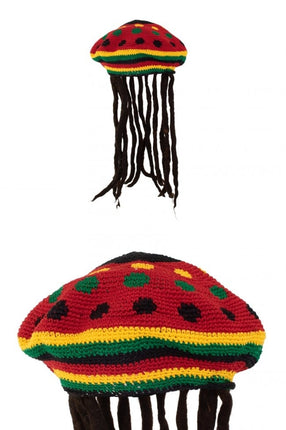 Feestbazaar Bob Marley pet met rasta haar
