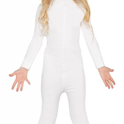 Feestbazaar Bodysuit wit kind Spandex