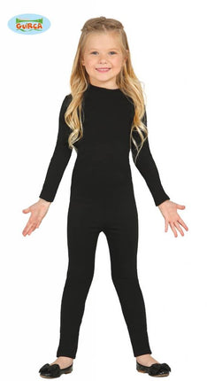 Feestbazaar Bodysuit zwart kind Spandex