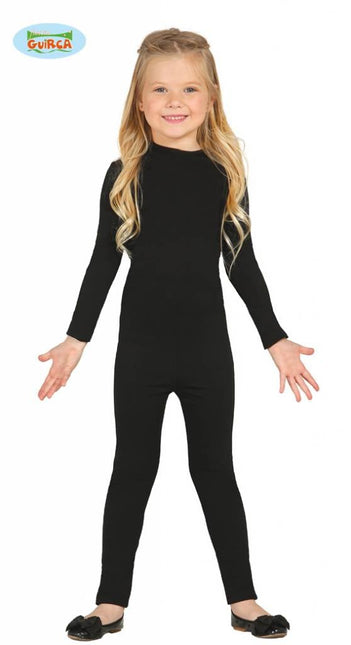 Feestbazaar Bodysuit zwart kind Spandex