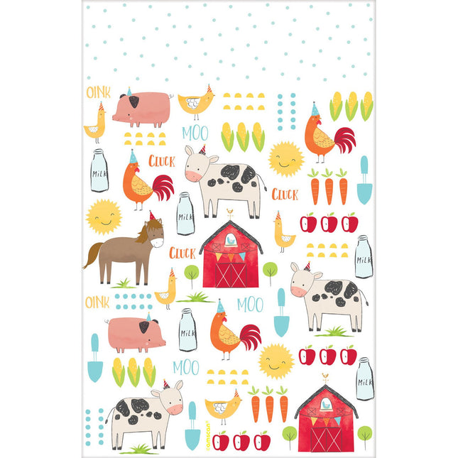 Feestbazaar Boerderij Tafelkleed Happy Farm 137x243cm