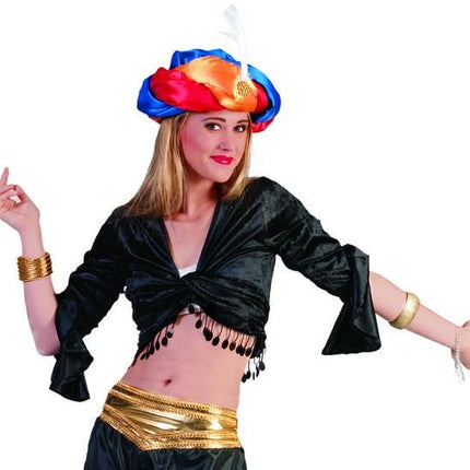 Feestbazaar Bolero 1001 nacht zwart