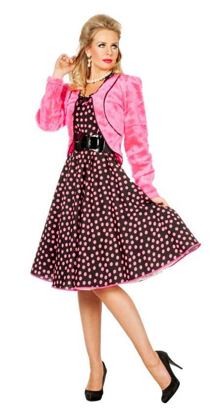 Feestbazaar Bolero Borg pink