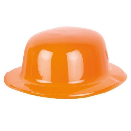 Feestbazaar Bolhoed pvc oranje