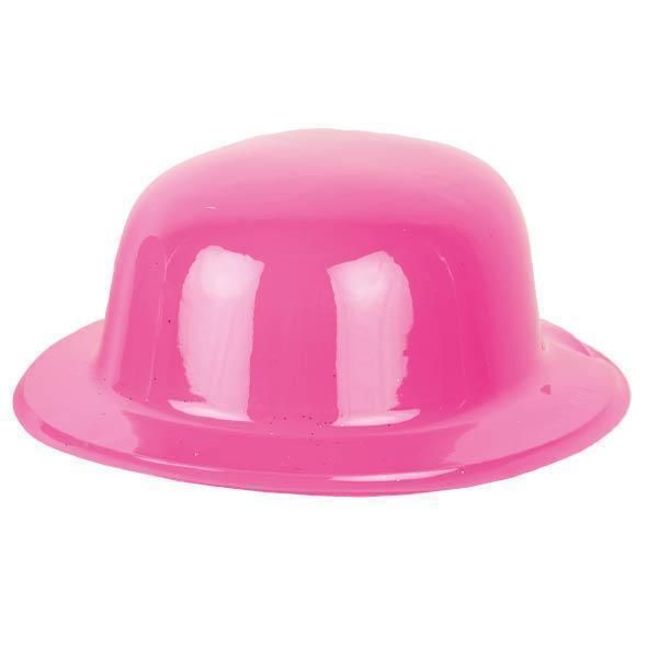 Feestbazaar Bolhoed pvc roze