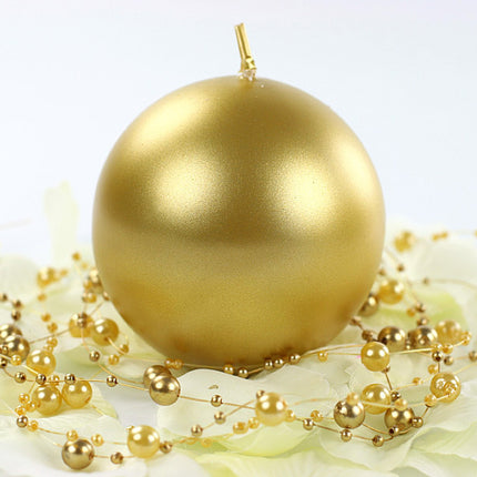 Feestbazaar Bolkaars Goud Metallic - 8cm