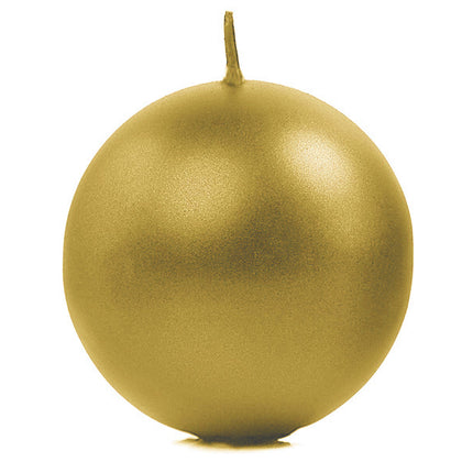 Feestbazaar Bolkaars Goud Metallic - 8cm