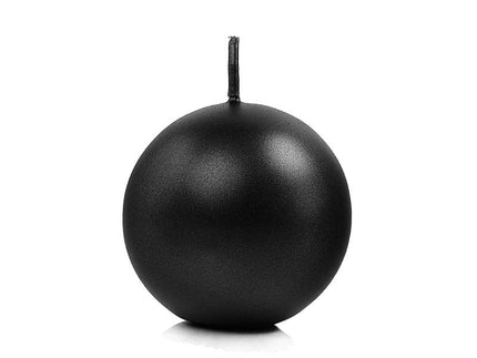 Feestbazaar Bolkaars Metallic Black - 6cm