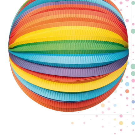 Feestbazaar Bollampion Regenboog (25cm)