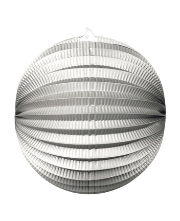 Feestbazaar Bollampion Rond Metallic Zilver (25cm)