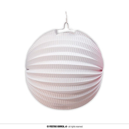 Feestbazaar Bollampion Wit (20cm)