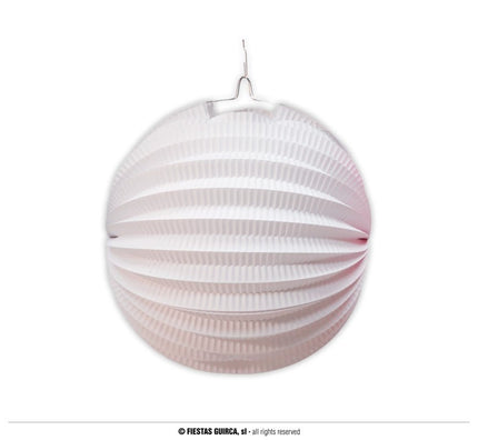 Feestbazaar Bollampion Wit (20cm)