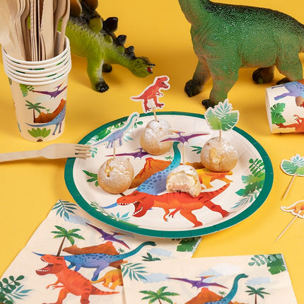 Feestbazaar Borden Dino Apatosaurus (8st)
