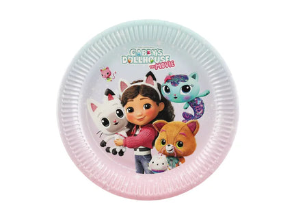 Feestbazaar Borden Gabby's Dollhouse The Movie 23cm (6st)