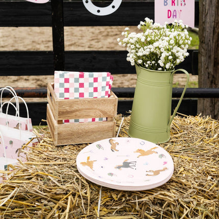 Feestbazaar Borden Happy Horses 23 cm (8st)