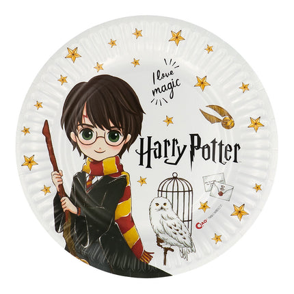 Feestbazaar Borden Harry Potter I Love Magic 23cm (8st)