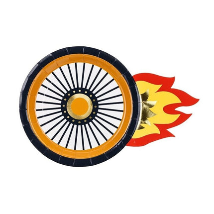 Feestbazaar Borden Hot Wheels Racing (6st)