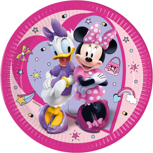 Feestbazaar Borden Minnie Mouse FSC  23cm (8st)